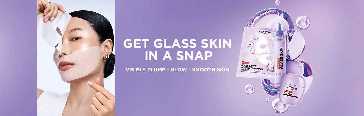 Glass Skin Glow Banner New