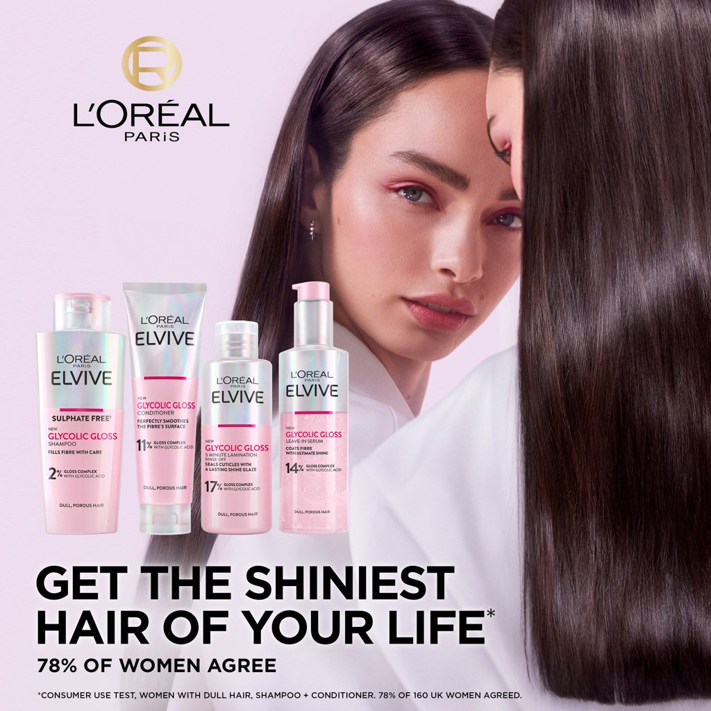 Glycolic Gloss Bundle | Hair Care | L'Oréal Paris