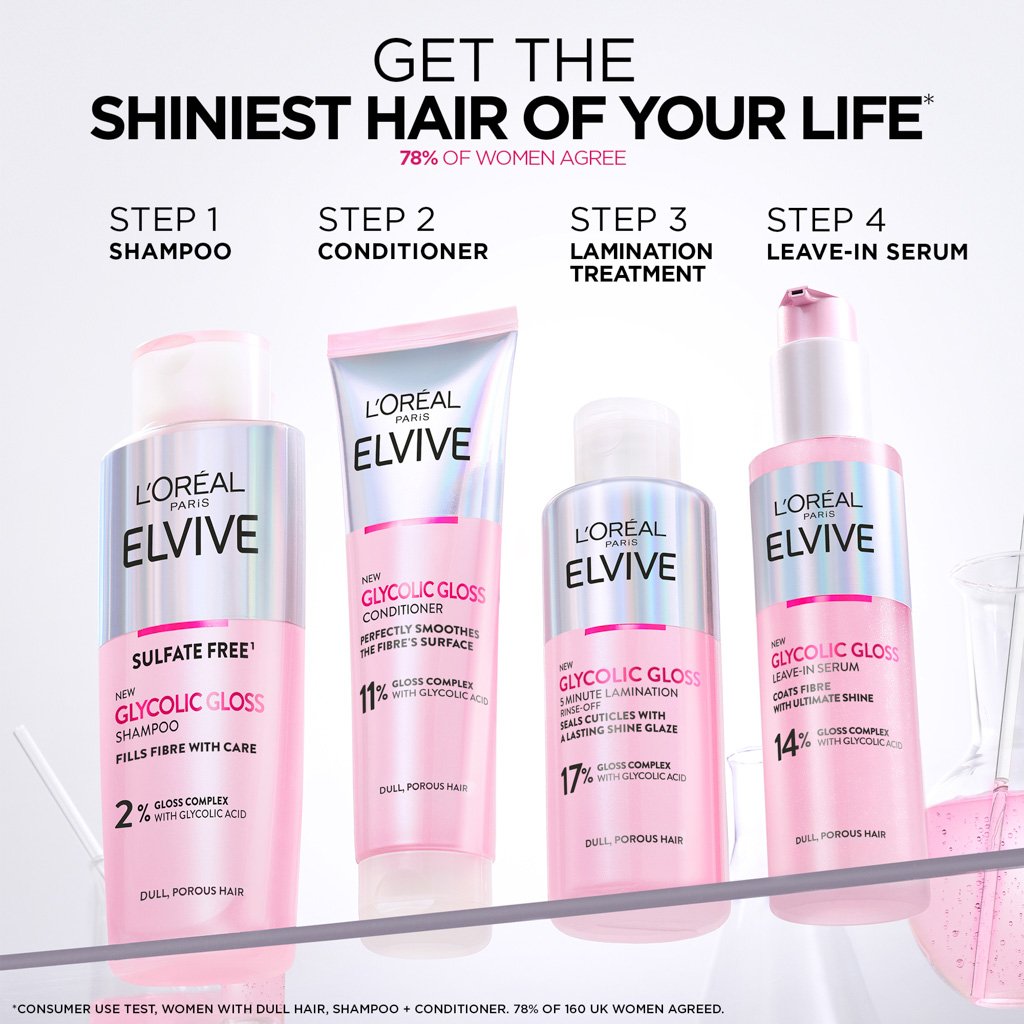 Glycolic Gloss Shampoo for Dull & Porous Hair | L'Oreal Paris UK