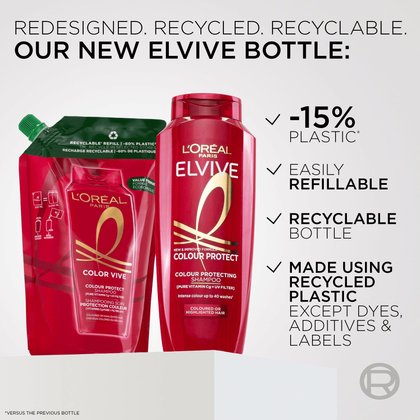Colour Protect Shampoo With Pure Vitamin Cg And UV Filters For Coloured And Highlighted Hair 3