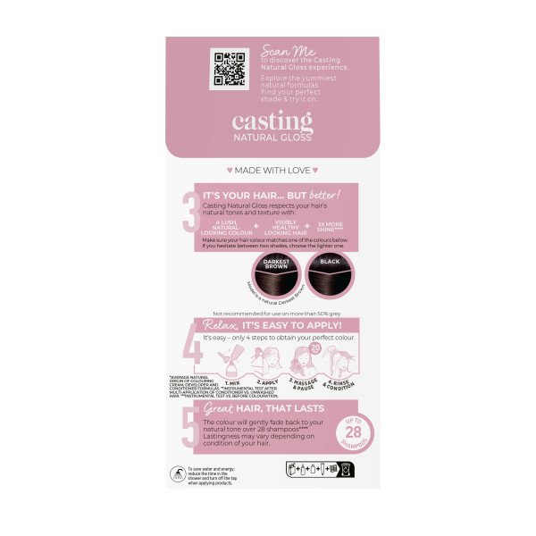 223 Espresso Darkest Brown Semi Permanent Hair Dye 2