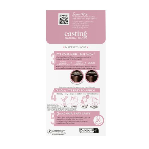 423 Chestnut Brown Semi Permanent Hair Dye 2