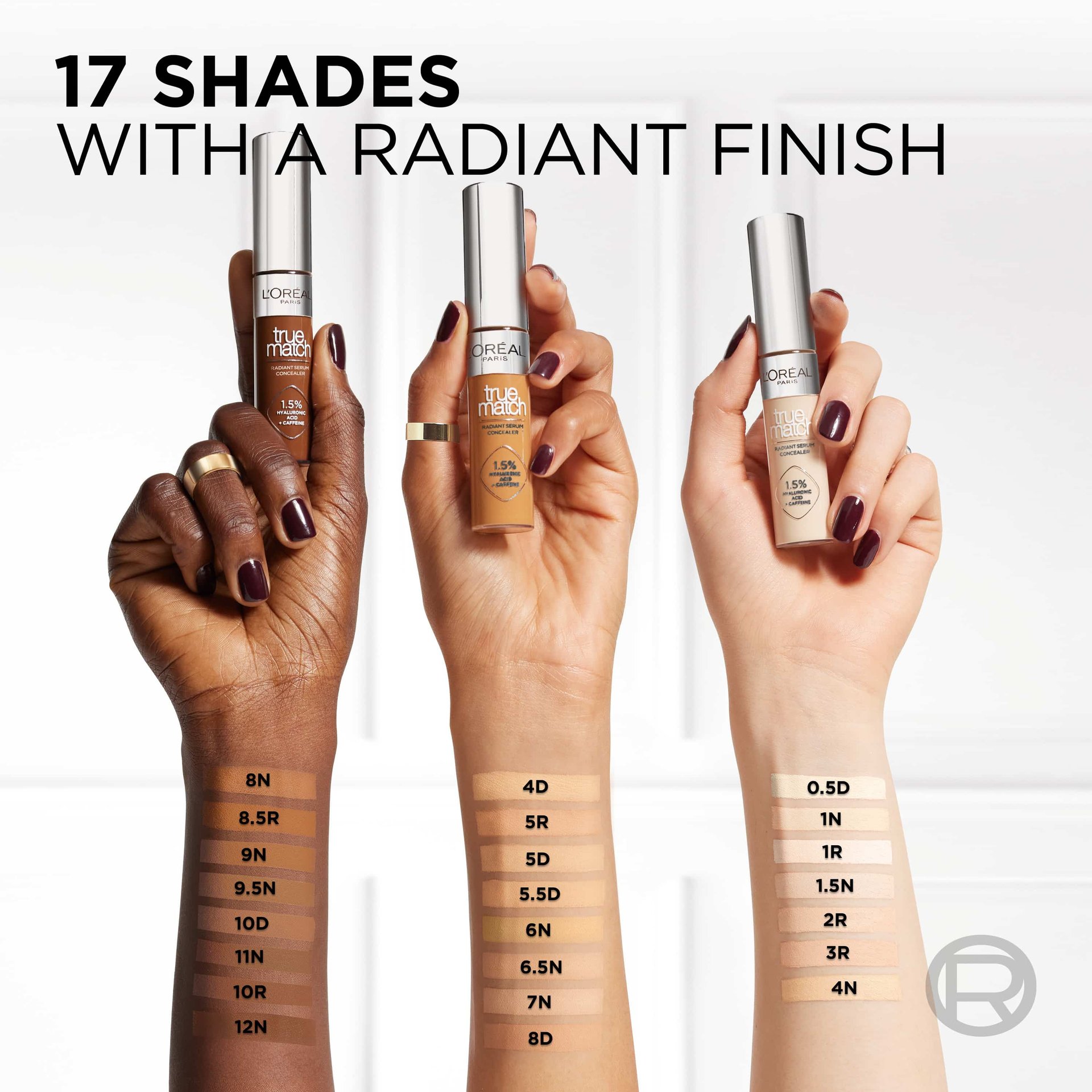 True Match Face Makeup True Match Radiant Serum Concealer 0.5D L