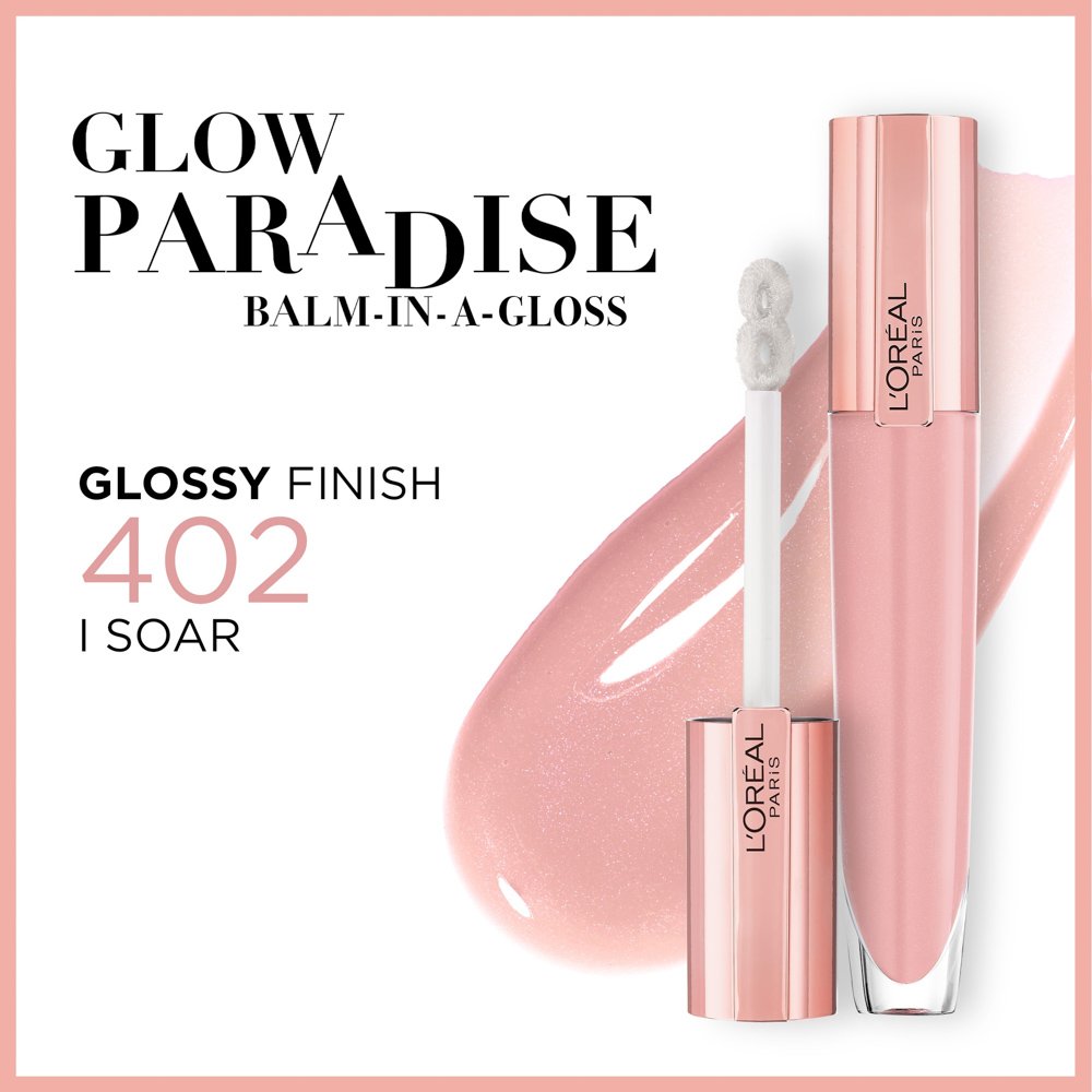 402 Glow Paradise Glossy Balm Lip Gloss L'Oréal Paris