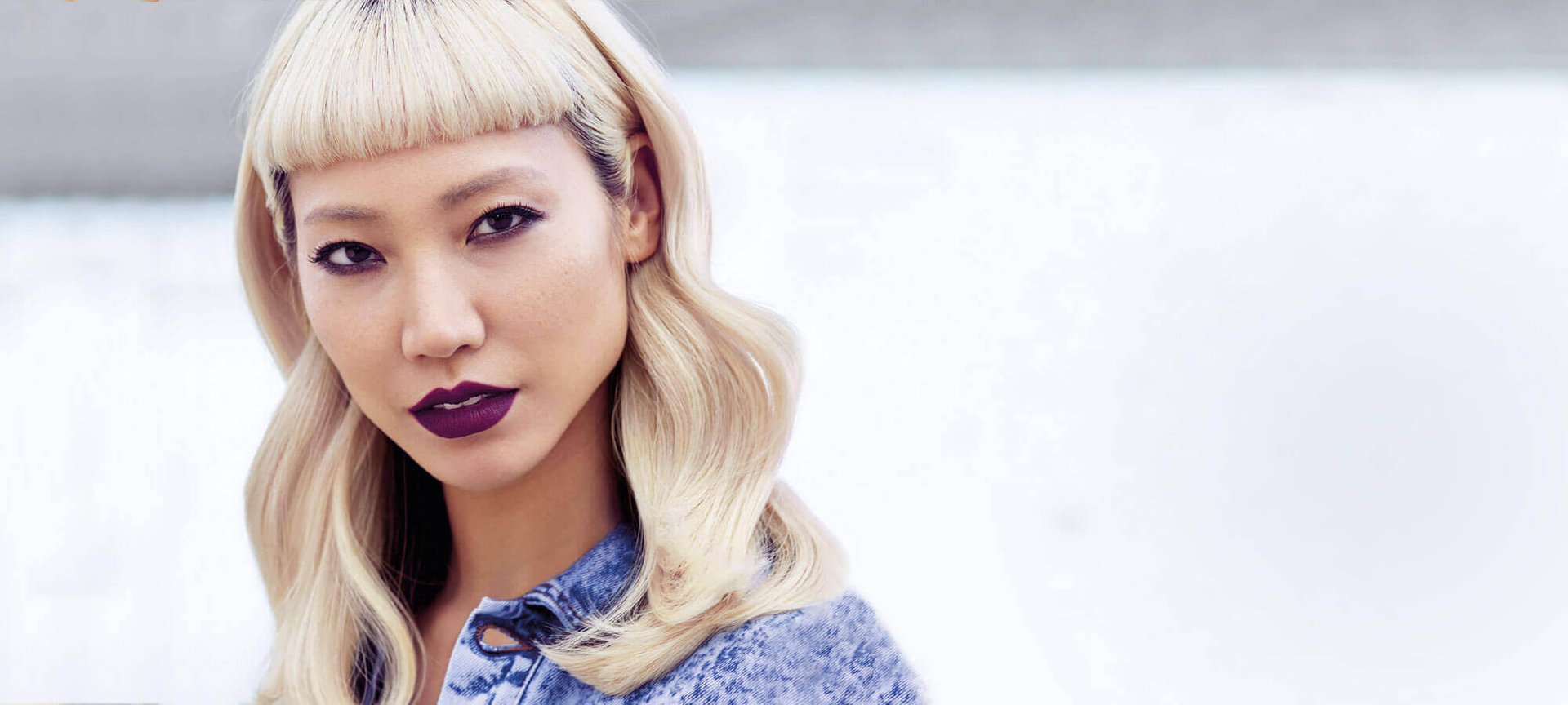 Colour Protect Model Image with Blonde Hair