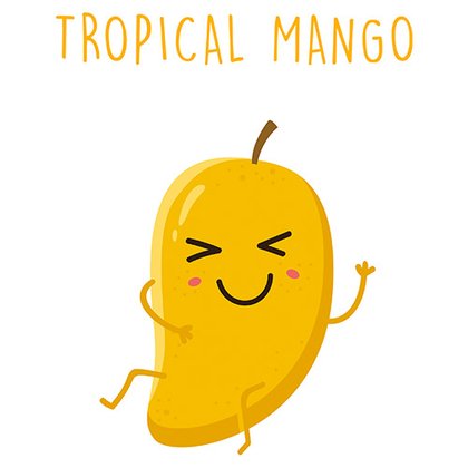 Kids Extra Gentle 2-in-1 Tropical Mango Shampoo - Tropical Mango character