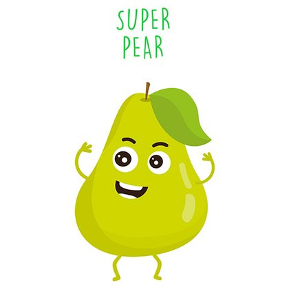 Kids Super Pear Tangle Tamer - Super Pear character