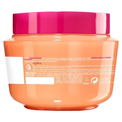 L'Oréal Elvive Dream Lengths Long Hair Mask - back of pack