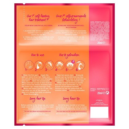 Elvive Dream Lengths Long Hair Heat Hair Mask - back of pack