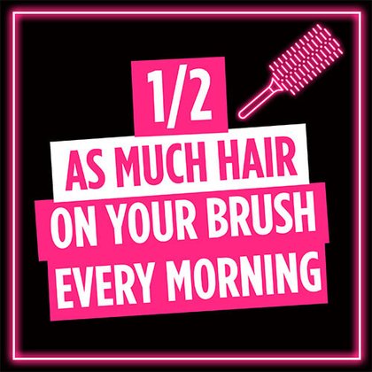 Fragile Hair Brush Resist Cream, half as much hair on your brush in the morning
