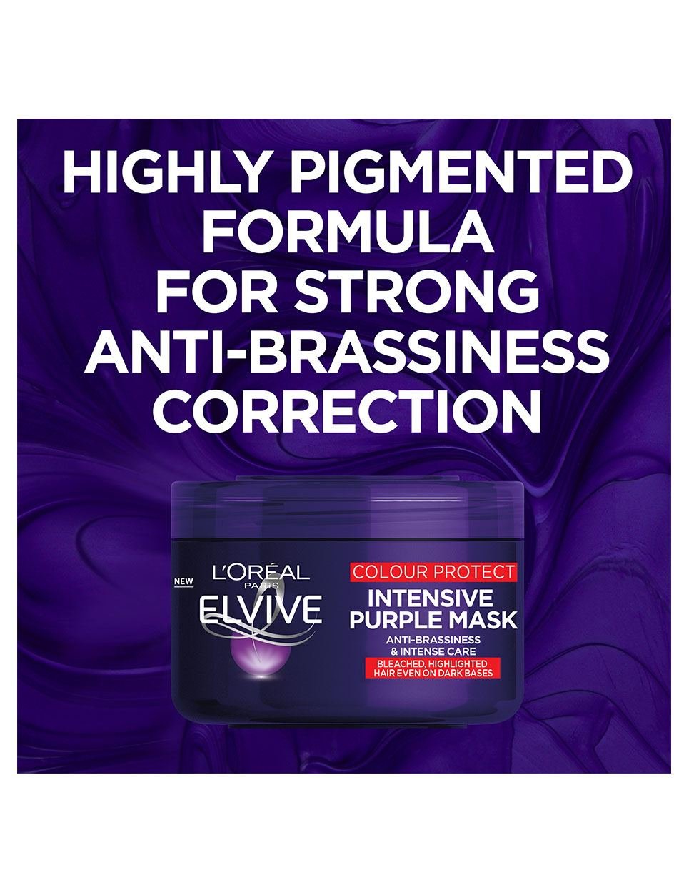 Colour Protect AntiBrassiness Purple Mask Hair Care L'Oréal Paris