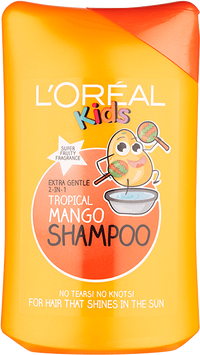 kids extra gentle 2 in 1 tropical mango shampoo