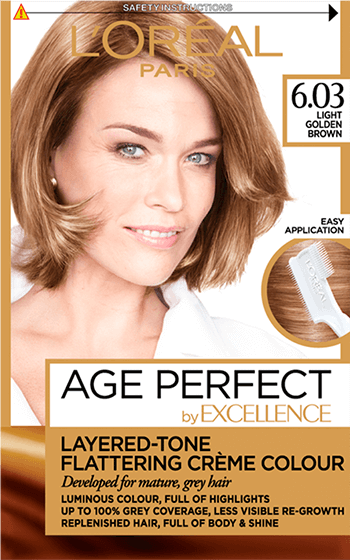 Excellence Age Perfect Light Golden Brown| Hair Colour | L'Oréal Paris Excellence Age Perfect Light Golden Brown| Hair Colour | L'Oréal Paris