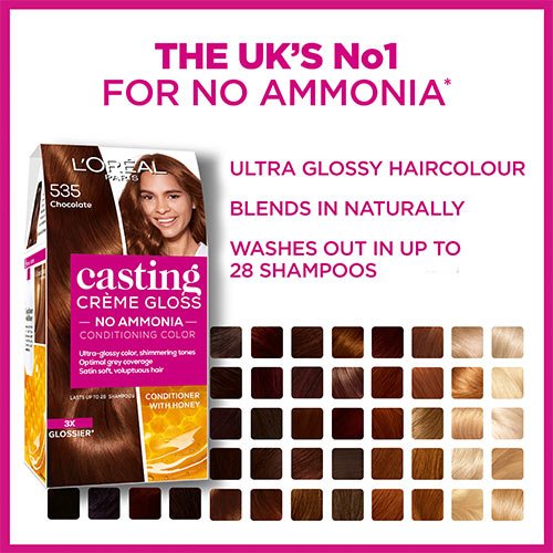 Casting Crème Gloss 600 Light Brown Semi Permanent Hair Dye | Hair ...