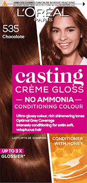 Casting Crème Gloss 535 Chocolate Brown Semi Permanent Hair Dye | Hair  Colour | L'Oréal Paris