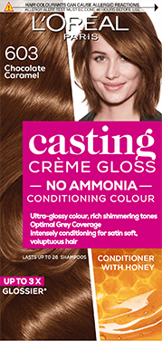 Casting Crème Gloss 603 Chocolate Caramel Brown Semi Permanent Hair Dye | Hair  Colour | L'Oréal Paris