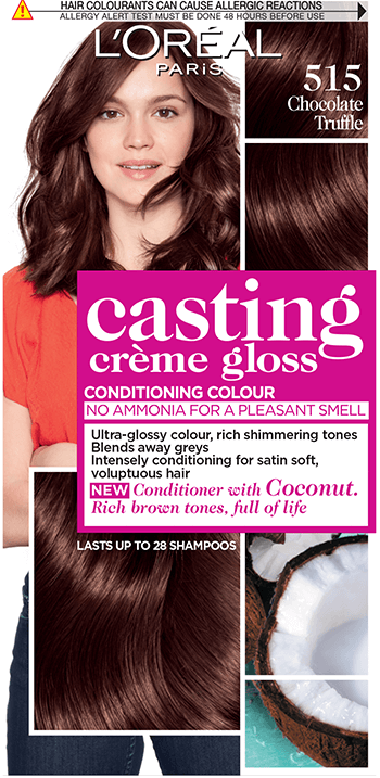 Casting Creme Gloss 515 Iced Chocolate Cool Brunette Brown Semi Permanent Hair Dye Hair Colour L Oreal Paris