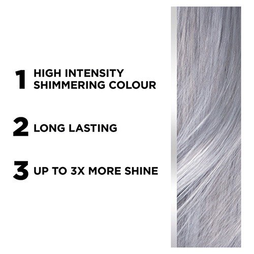 Go Bold with Colorista Hair Dye Hair Colour Silver Grey Permanent Gel