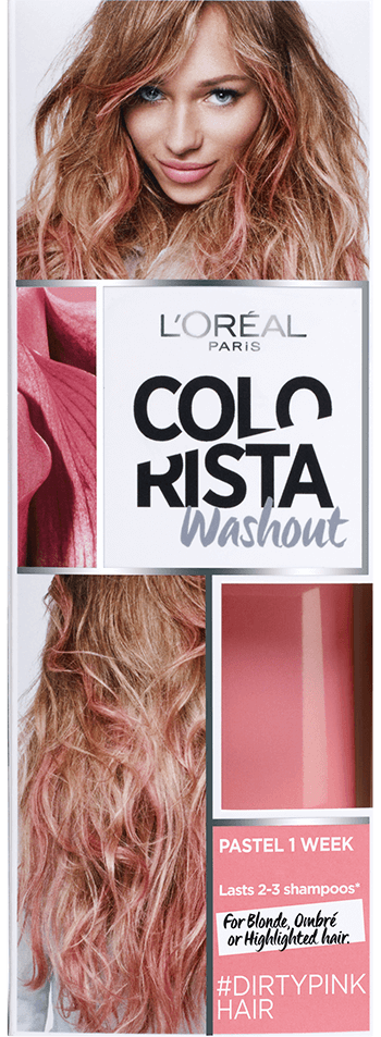 Colorista Washout Dirty Pink Semi Permanent Hair Dye Hair Colour L Oreal Paris