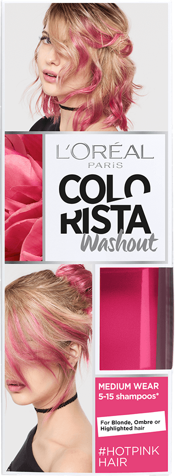 Colorista Hot Pink Neon Semi-Permanent Hair Dye | L'Oréal Paris