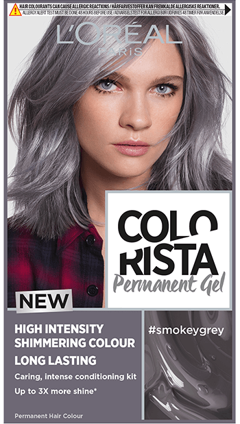 Colorista Smokey Grey Permanent Gel Hair Dye | Hair Colour | L'Oréal Paris