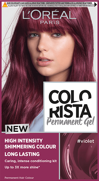 Colorista Violet Purple Permanent Gel Hair Dye | Hair Colour | L'Oréal
