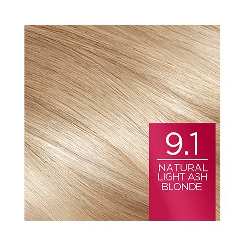 L'Oréal Excel Creme Color #9.1 – Light Ash Blonde, 51 Ml, Für Natürlich Kühles Blond