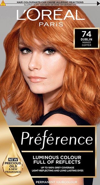 Loreal red hair deals color