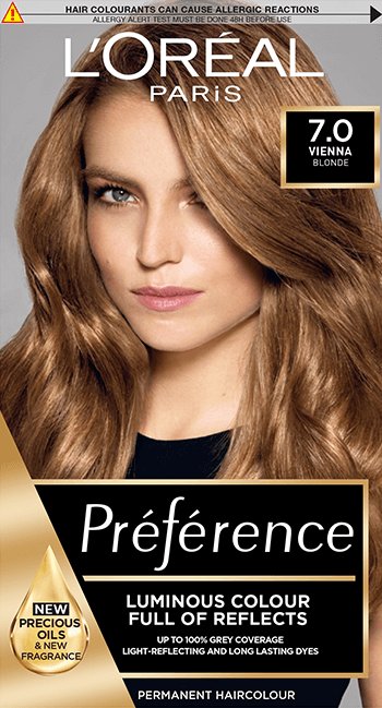 Préférence 7.0 Vienna Blonde Permanent Hair Dye | Hair Colour | L'Oréal