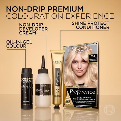 7th 91 Viking Light Ash Blonde Preference Components