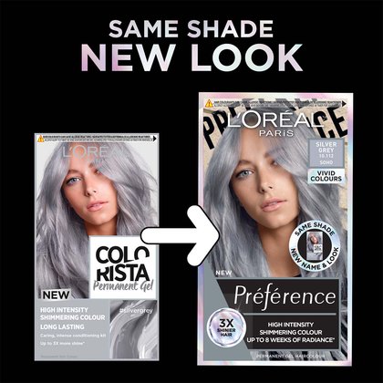 Préférence Vivids Silver Grey 10.11 Permanent Hair Dye | L'Oréal Paris