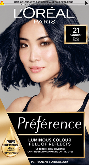 Préférence 21 Bangkok Blue Black Permanent Hair Dye | Hair Colour | L