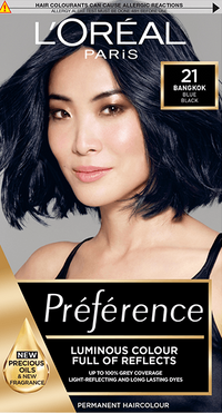 Préférence 21 Bangkok Blue Black Permanent Hair Dye