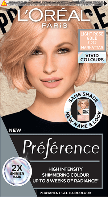 Loreal shop rose gold