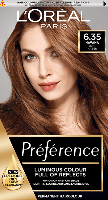 Préférence Light Amber Red Permanent Hair Dye | L'Oréal Paris