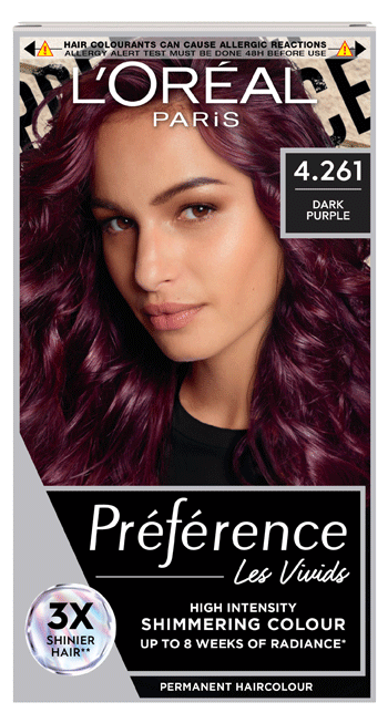 Loreal violet black hair color online