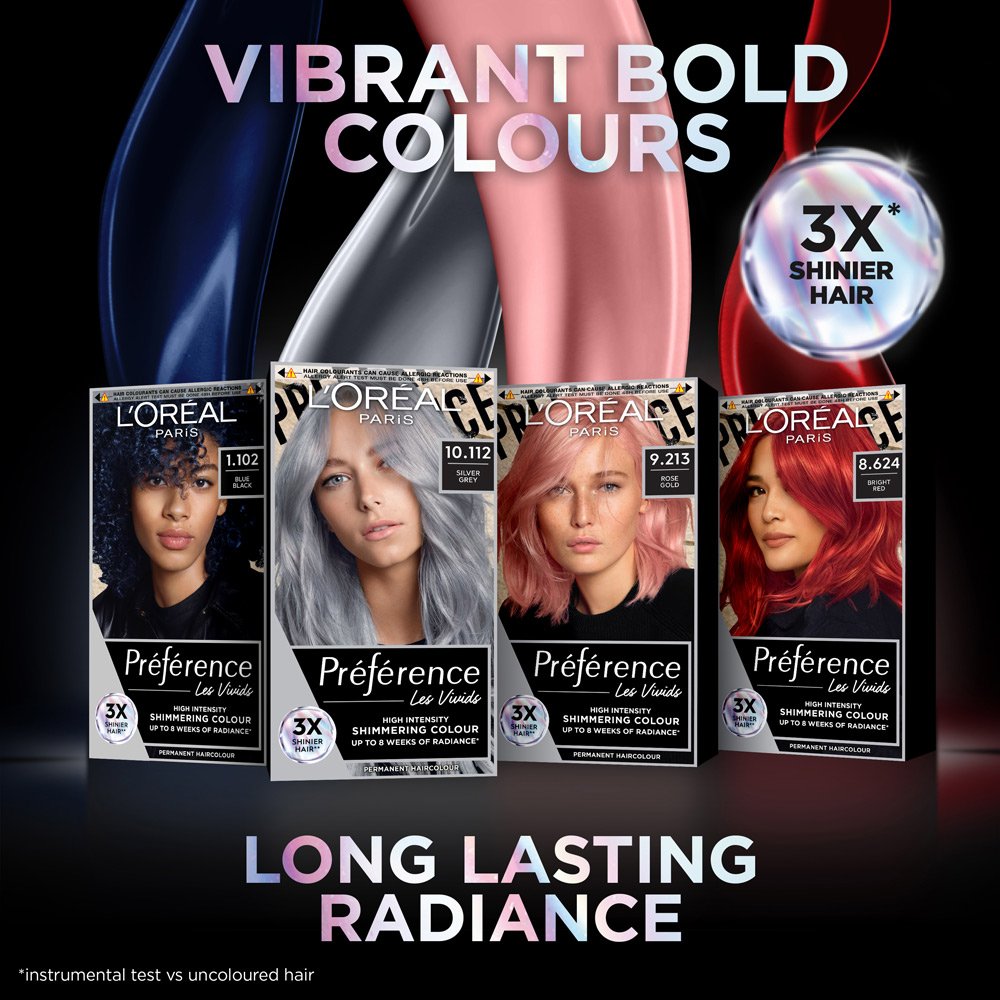 Loreal Preference Vivids Visual 4 Packs