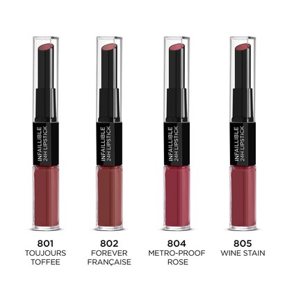 Infallible 2 Step Lipstick 800 Ranges