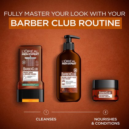 Men Expert Barber Club Body Hair Beard Wash 1