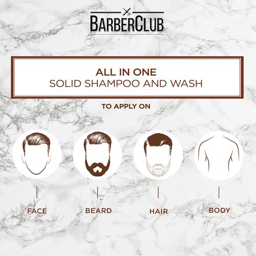 Men Expert Barber Club Body Hair Beard Wash 3