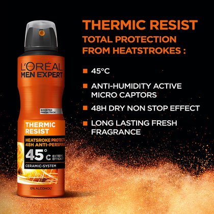 OAP MEN EXPERT THERMIC RESIST SPRAY DEODORANT AUGMENTED PIC BENEFITS