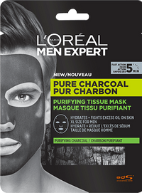 Men Expert Pure Charcoal Purifying Tissue Mask 30g