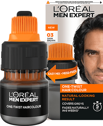 One Twist Men Hair Colour 03 Dark Brown | L'Oréal Men Expert,