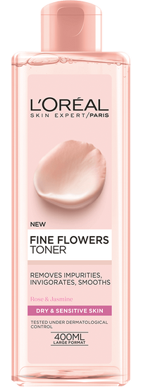 Fine Flowers Cleansing Toner for Dry & Sensitive Skin 400ml