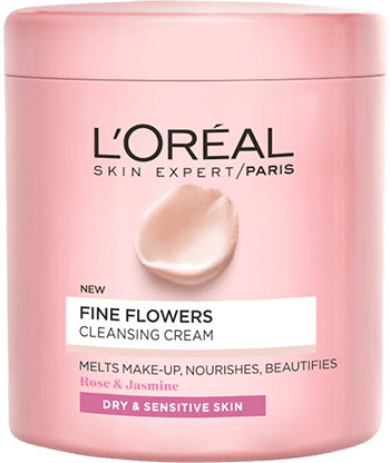 Fine Flowers Cleansing Cream for Dry & Sensitive Skin 200ml
