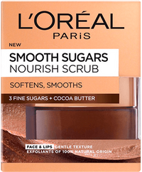 L'Oreal Paris Smooth Sugar Nourish Cocoa Face and Lip Scrub